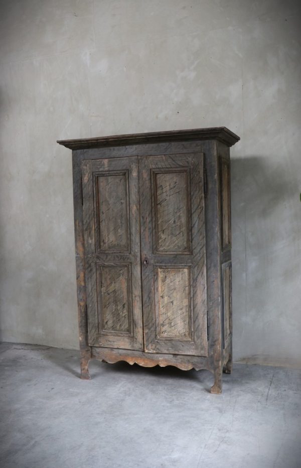 French Folk art cabinet - Image 4