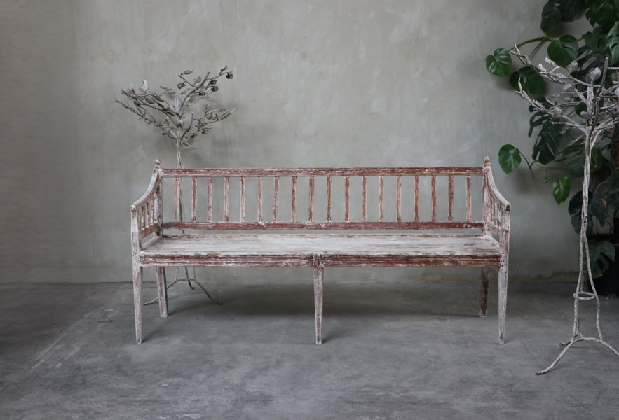 Swedish Gustavian bench - Image 28