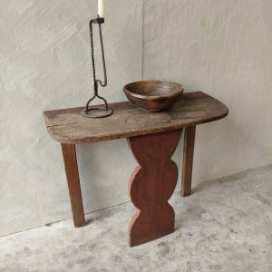 Swedish folk art console table